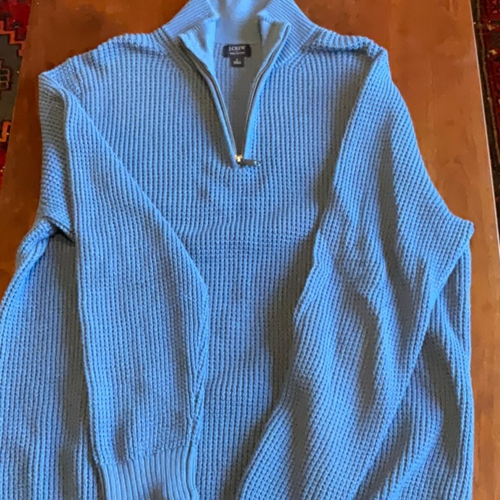 J crew  large 1/4 zip sweater
